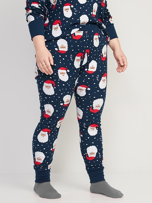 Image number 6 showing, Mid-Rise Matching Printed Pajama Leggings