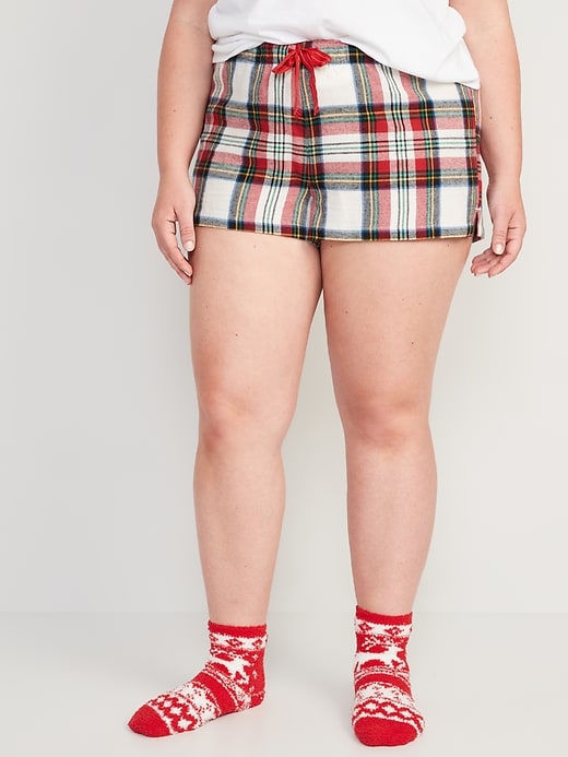 Image number 6 showing, Matching Flannel Pajama Shorts -- 2.5-inch inseam