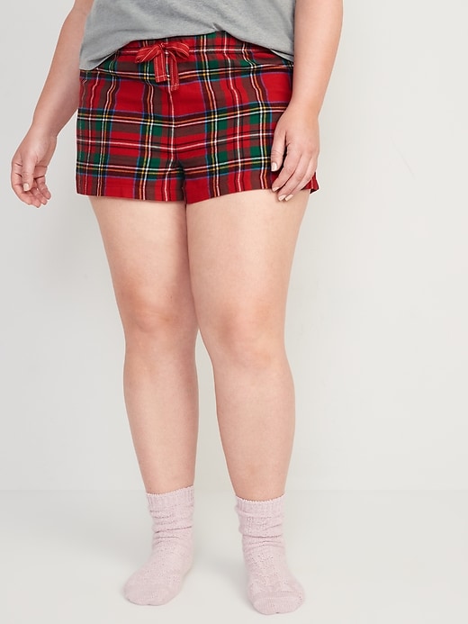 Image number 7 showing, Matching Flannel Pajama Shorts -- 2.5-inch inseam