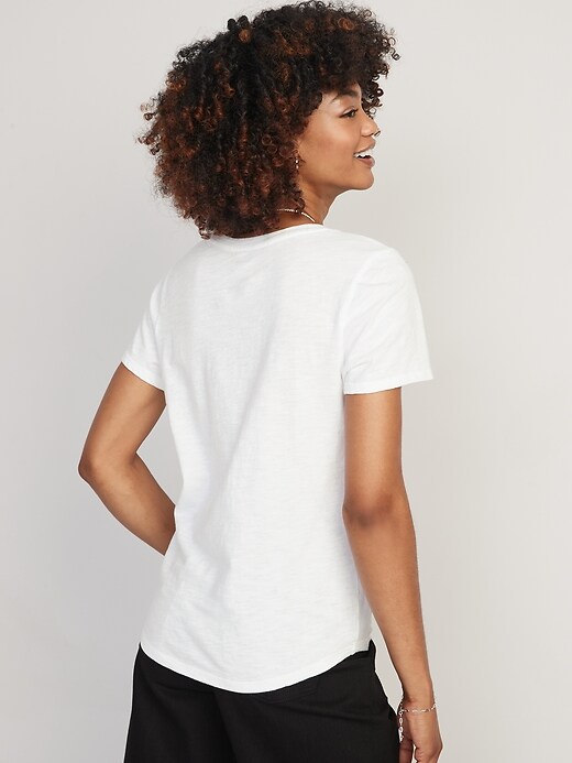 Image number 2 showing, EveryWear Slub-Knit Graphic T-Shirt for Women
