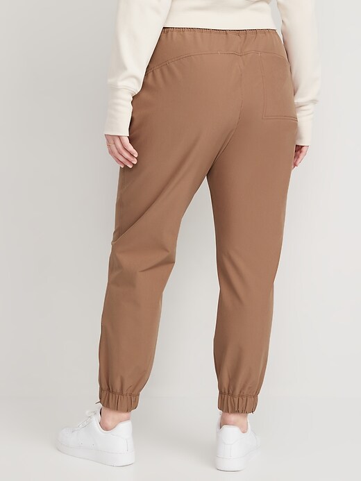 Image number 6 showing, High-Waisted All-Seasons StretchTech Water-Repellent Jogger Pants