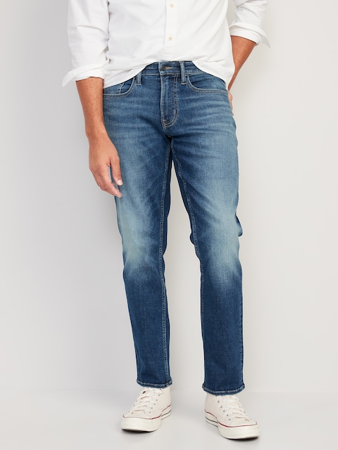 Straight 360° Tech Stretch Performance Jeans - Dark Faded