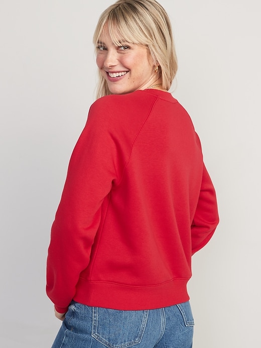 Image number 2 showing, Vintage Long-Sleeve Sweatshirt for Women