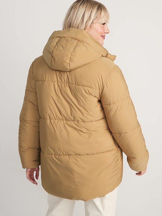 WOTOZR Women's Oversized Hooded Puffer Jacket