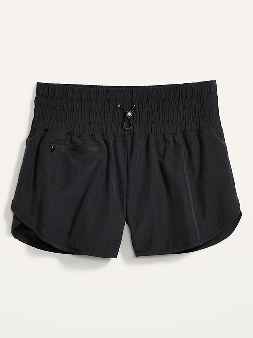 Image number 4 showing, Extra High-Waisted Dolphin-Hem Run Shorts -- 2.5-inch inseam