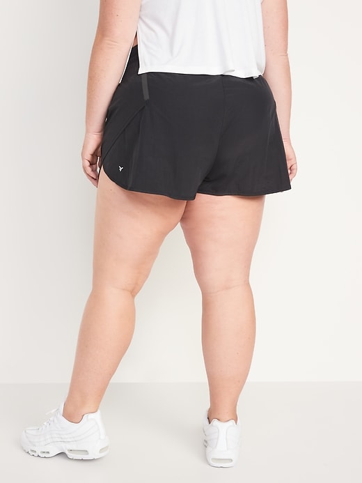 Image number 8 showing, Extra High-Waisted Dolphin-Hem Run Shorts -- 2.5-inch inseam