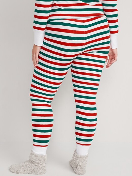 Image number 5 showing, Matching Printed Thermal-Knit Pajama Leggings for Women