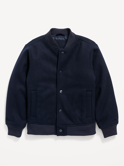 Soft-Brushed Bomber Jacket for Boys | Old Navy