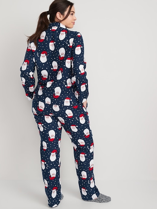 Image number 6 showing, Printed Flannel Pajama Set