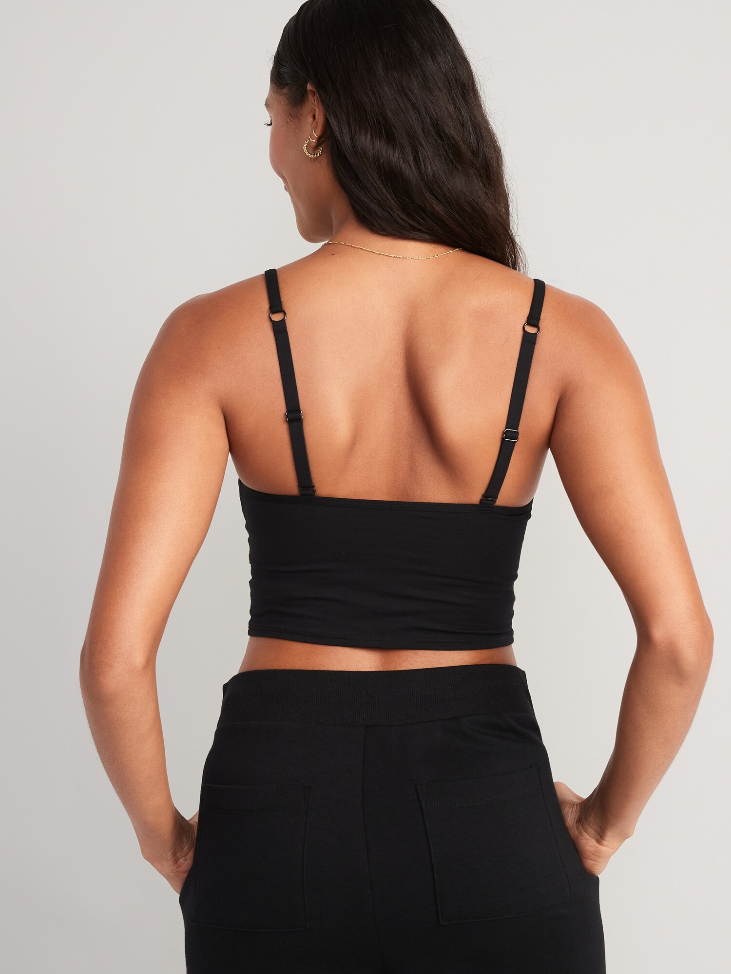 Supima® CottonBlend Cami Bralette Top Old Navy