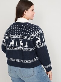 Matching Holiday Fair Isle Cardigan Sweater for Women | Old Navy