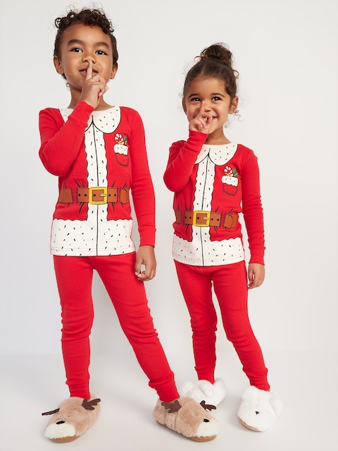 Unisex Matching Christmas Snug-Fit Pajamas for Toddler & Baby