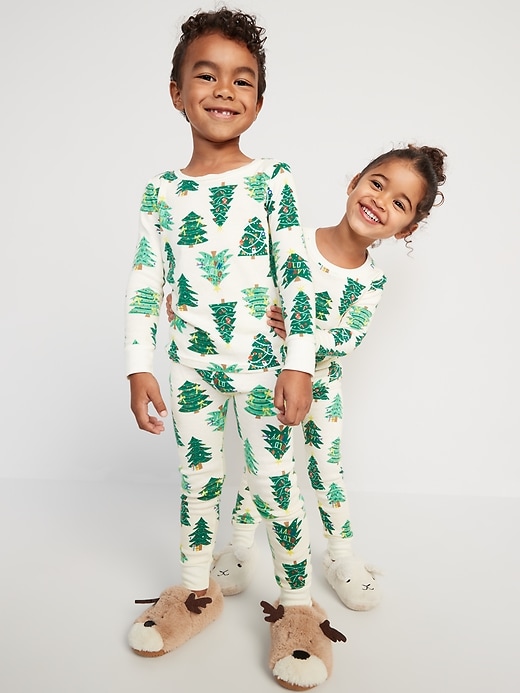 View large product image 1 of 4. Unisex Matching Print Pajamas for Toddler & Baby