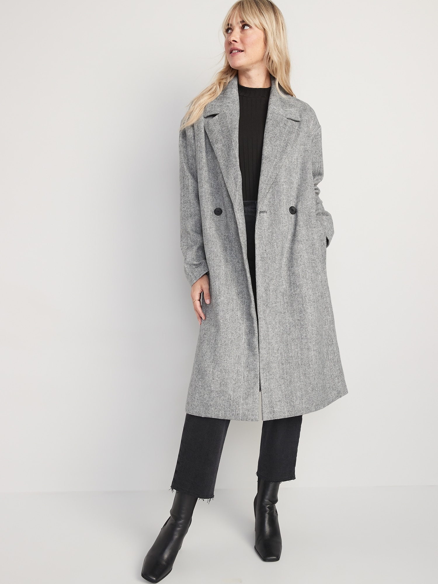 double-breasted wool coats