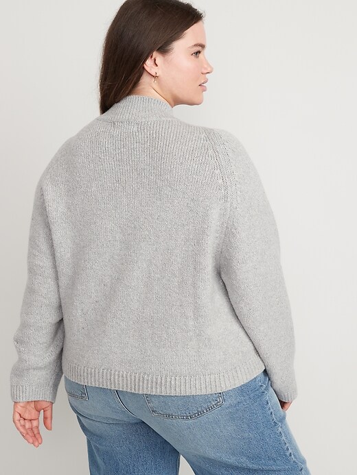 Melange Cozy Mock-Neck Sweater | Old Navy