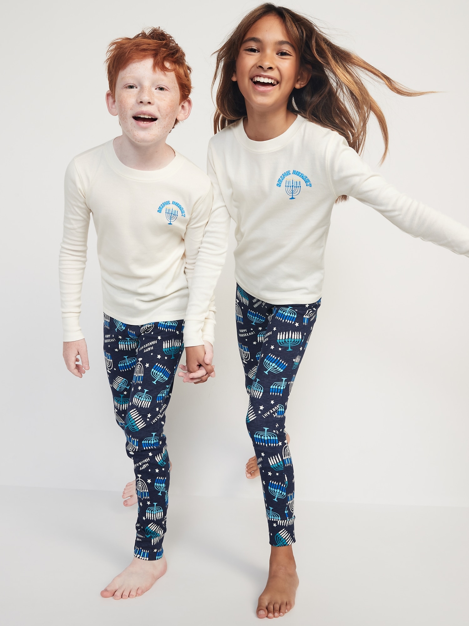 Oldnavy Gender-Neutral Matching Print Snug-Fit Pajama Set for Kids