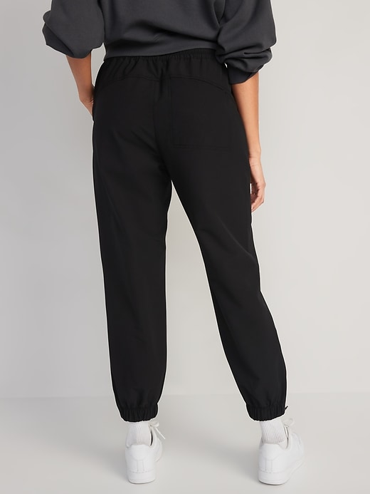 Image number 2 showing, High-Waisted All-Seasons StretchTech Water-Repellent Jogger Pants
