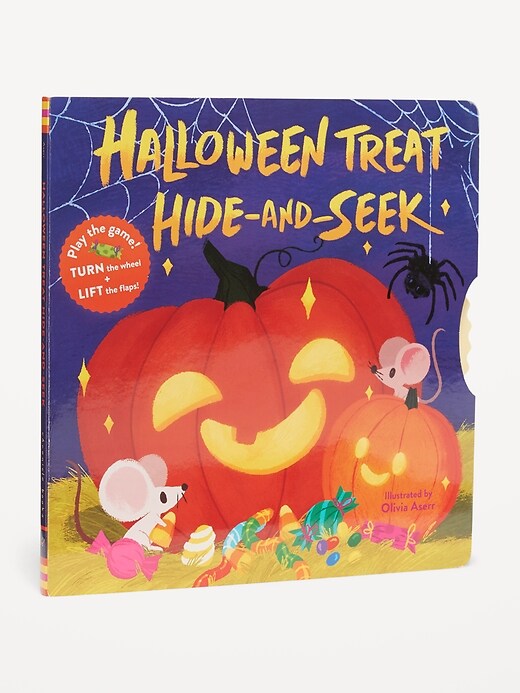 "Halloween Treat Hide-and-Seek" Game-in-A-Book for Kids