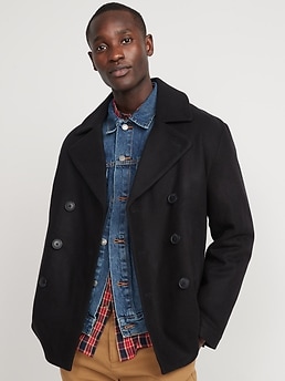 Old 2025 navy peacoat