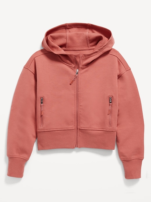 View large product image 1 of 3. Long-Sleeve Dynamic Fleece Zip Performance Hoodie for Girls