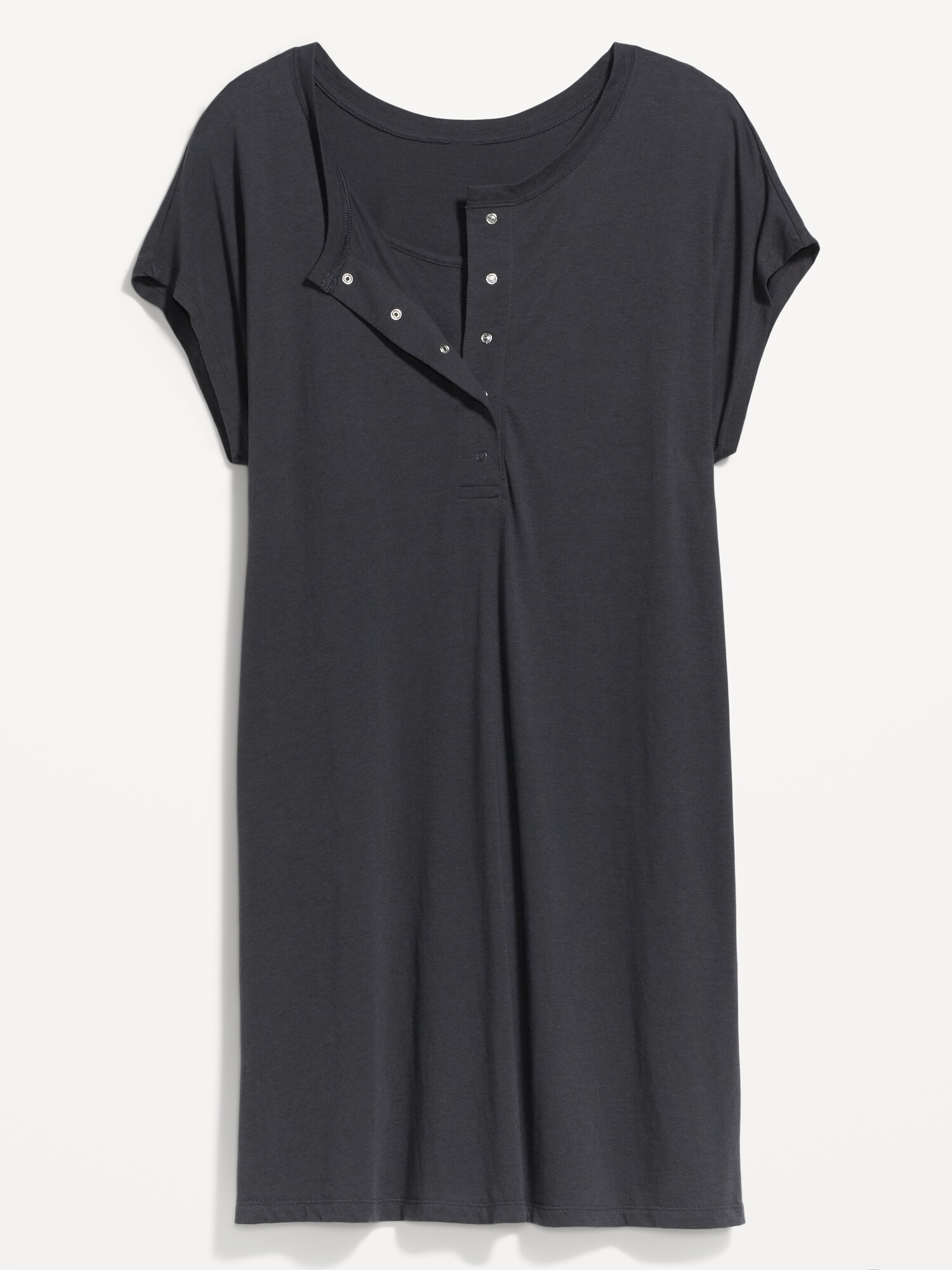 Maternity Sunday Sleep UltraSoft Henley Nursing Nightgown Old Navy