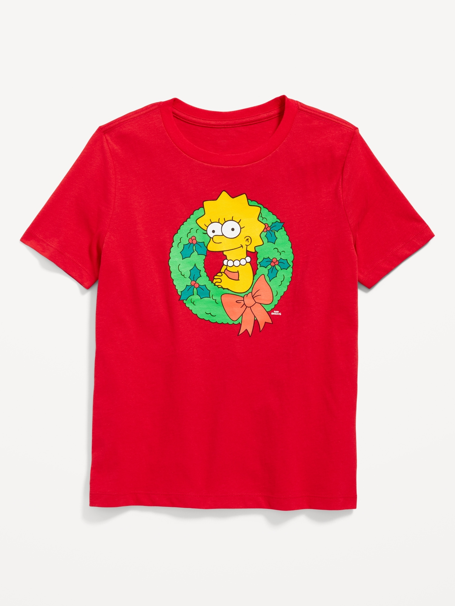 The Simpsons™ Christmas Matching Gender-Neutral T-Shirt for Kids | Old Navy