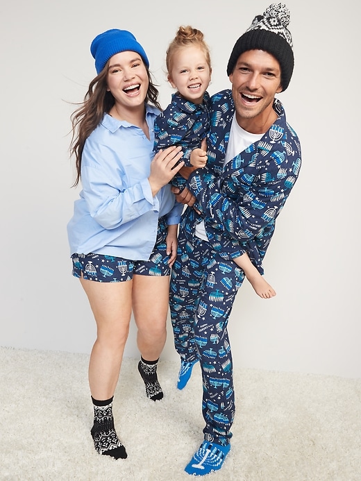 Image number 3 showing, Printed Flannel Jogger Pajama Pants