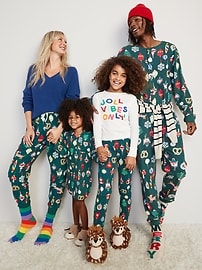 View large product image 4 of 4. Unisex Matching Print Pajamas for Toddler & Baby