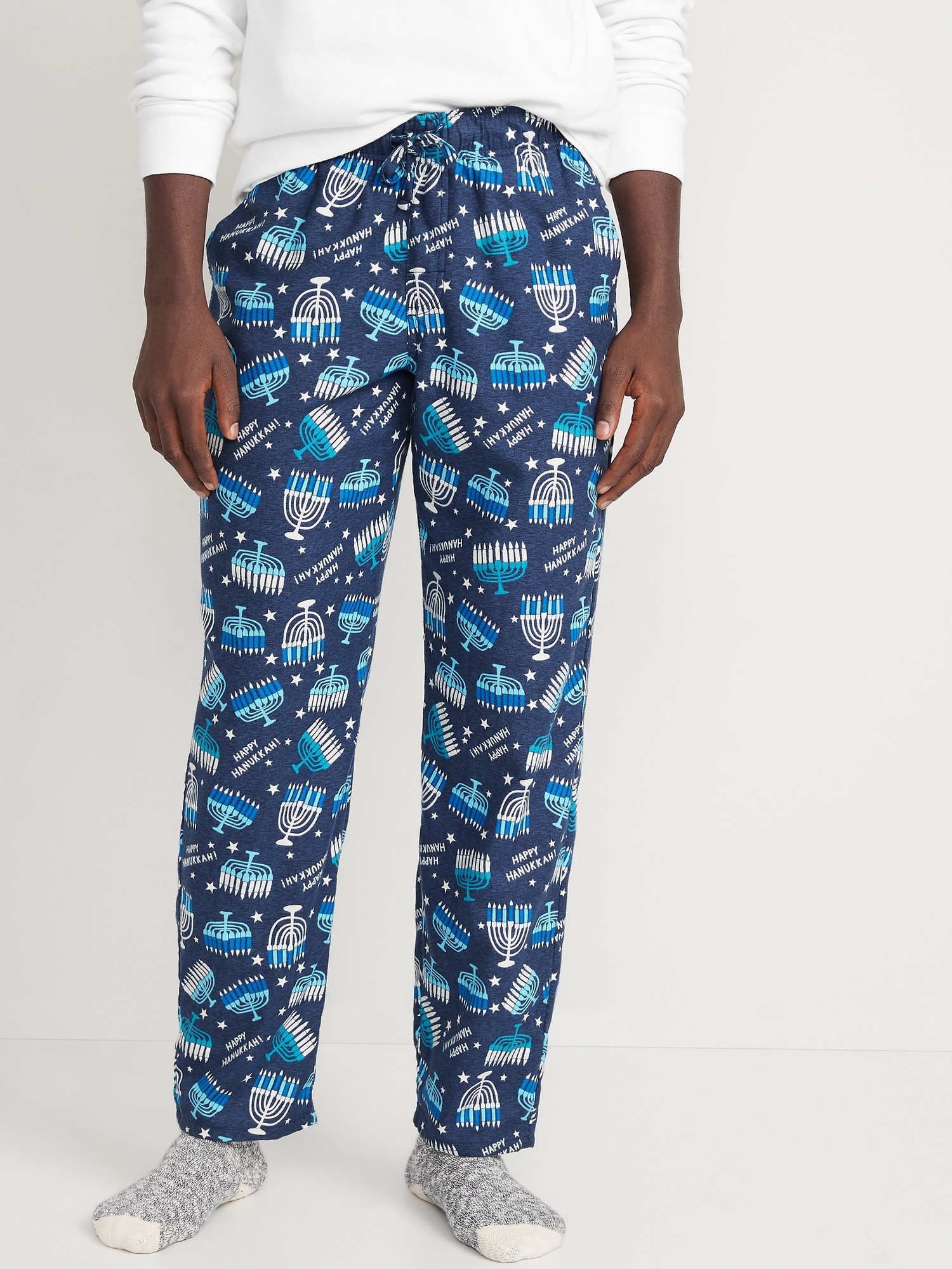 Old Navy Printed Flannel Pajama Pants Men's Christmas Sz Medium M