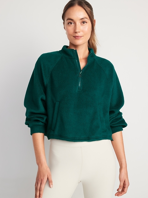 Old navy sherpa on sale sweatshirt