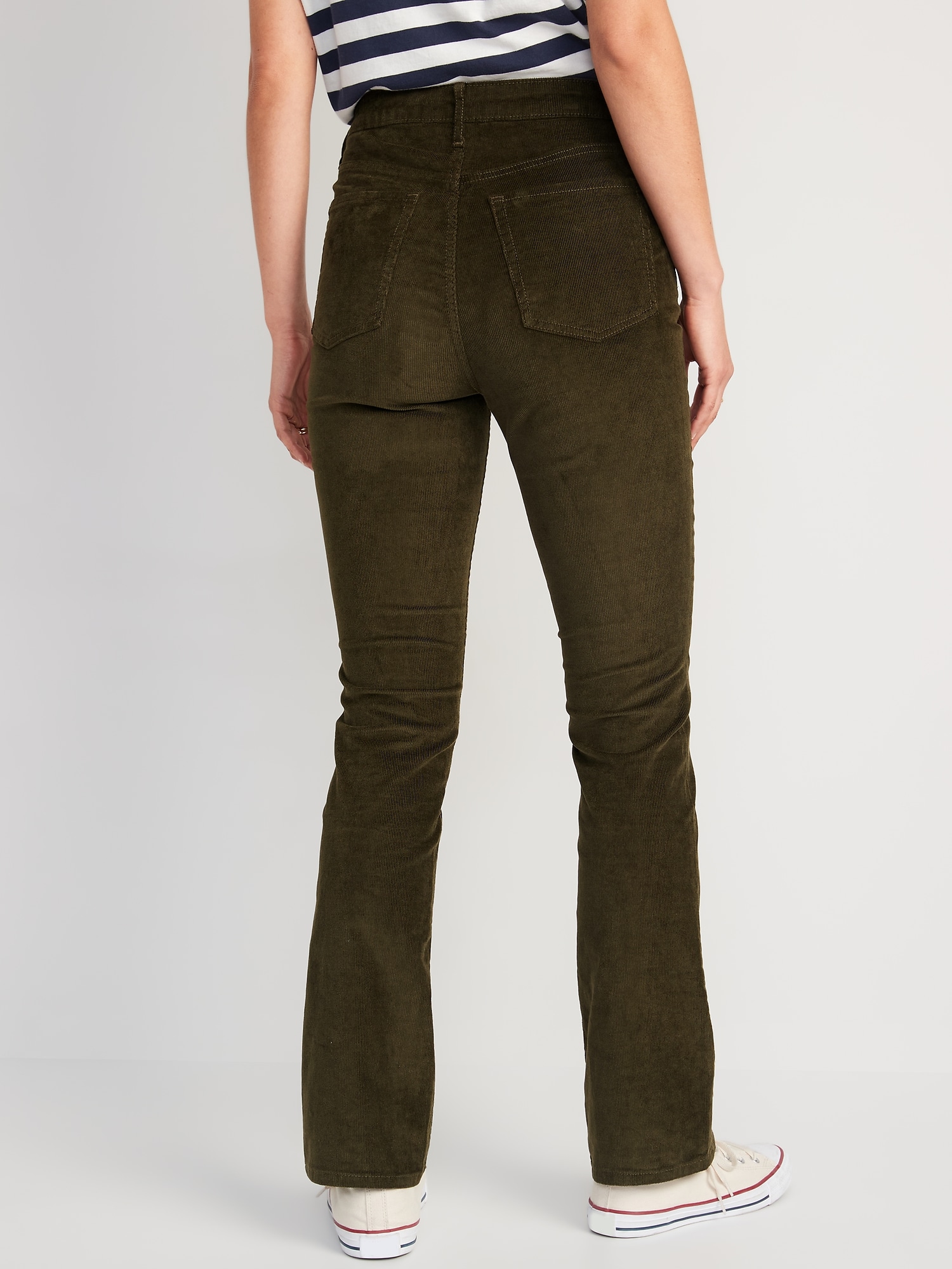 Extra High-Waisted Kicker Corduroy Boot-Cut Pants for Women | Old Navy