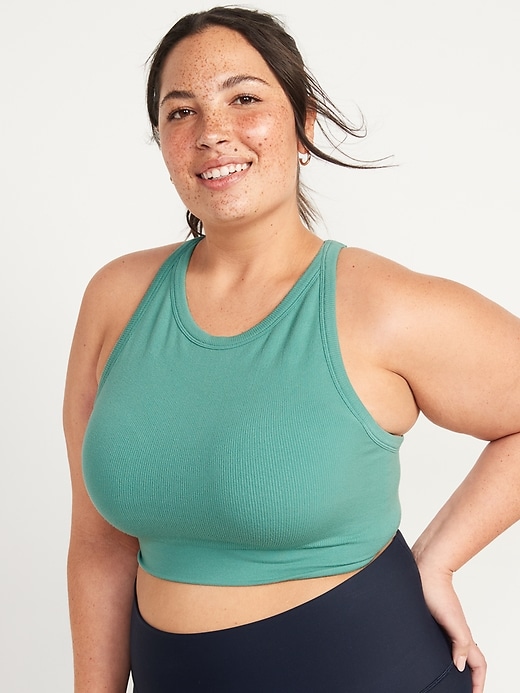 Image number 7 showing, Light Support Seamless Longline Sports Bra