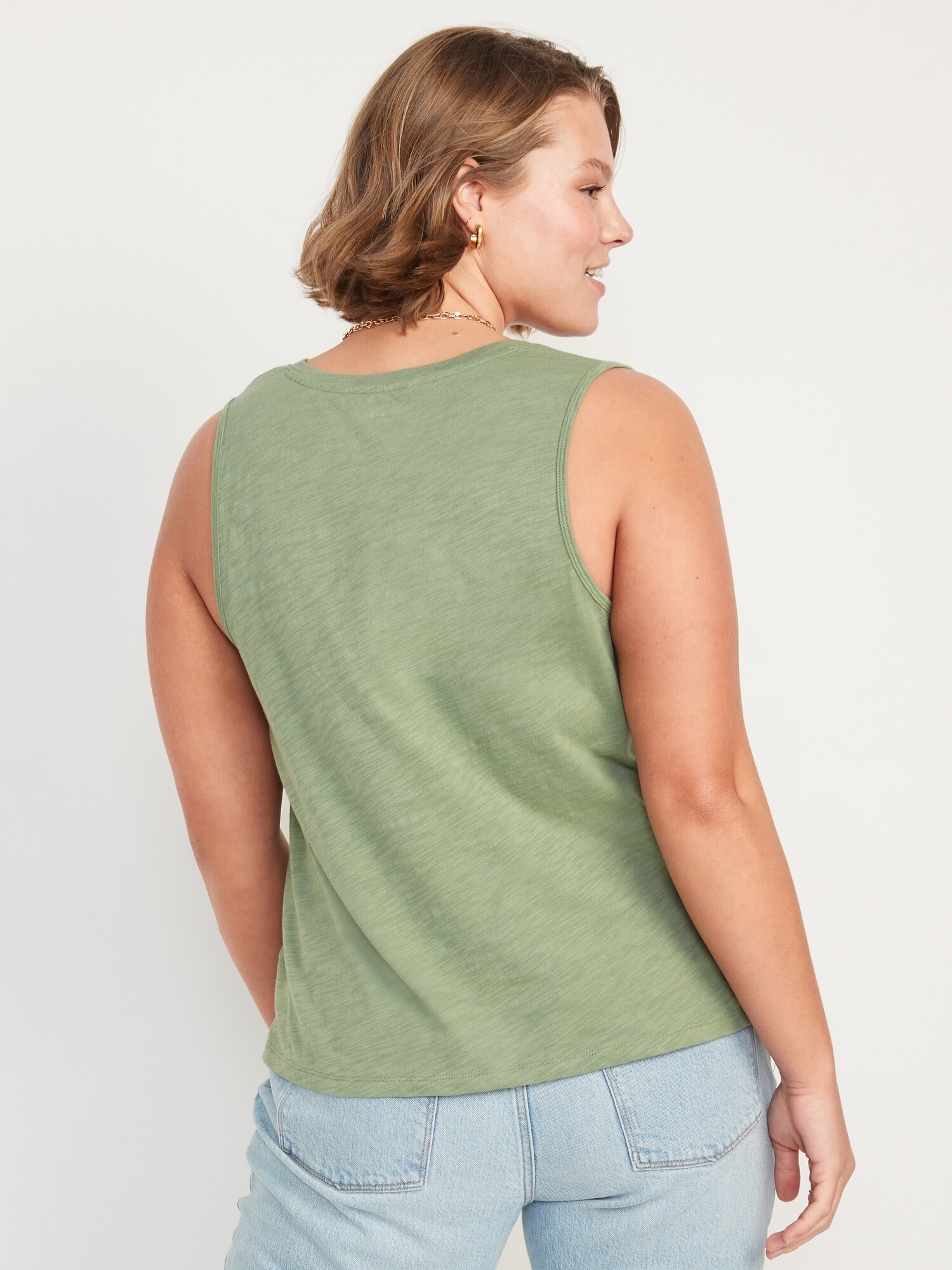 EveryWear VNeck Sleeveless TShirt for Women Old Navy