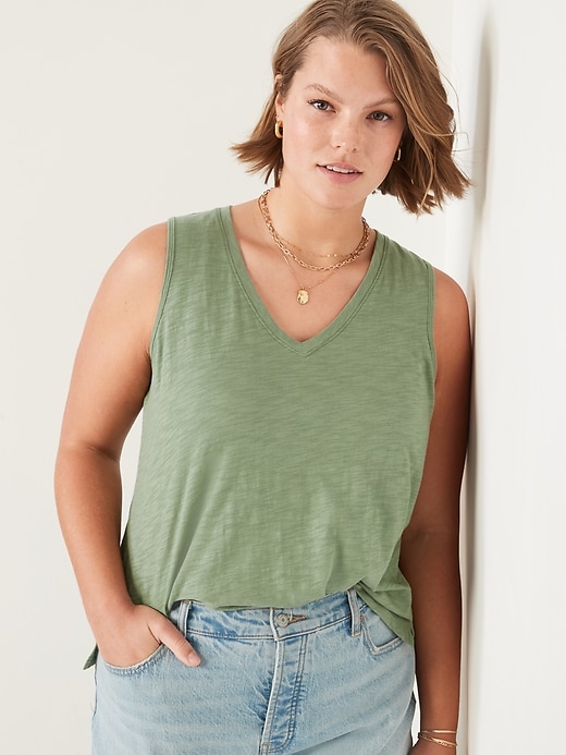 EveryWear VNeck Sleeveless TShirt for Women Old Navy