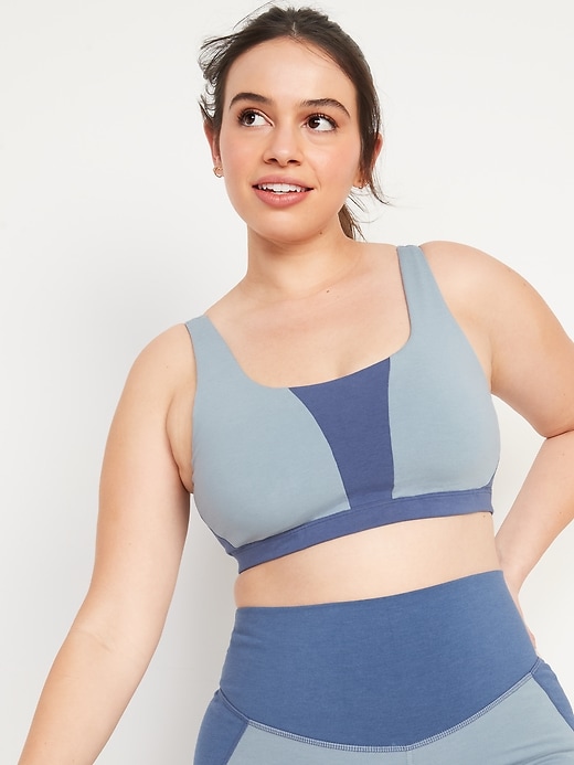 Image number 5 showing, Light Support PowerChill Two-Tone Sports Bra