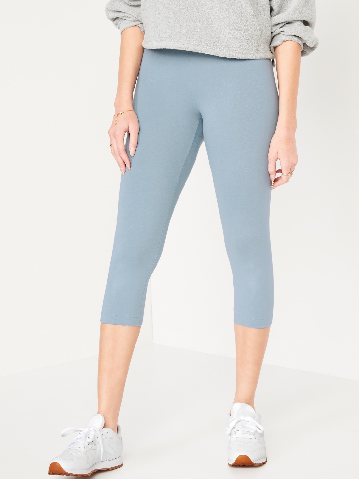 Old Navy High-Waisted Cropped Leggings For Women blue - 736411062