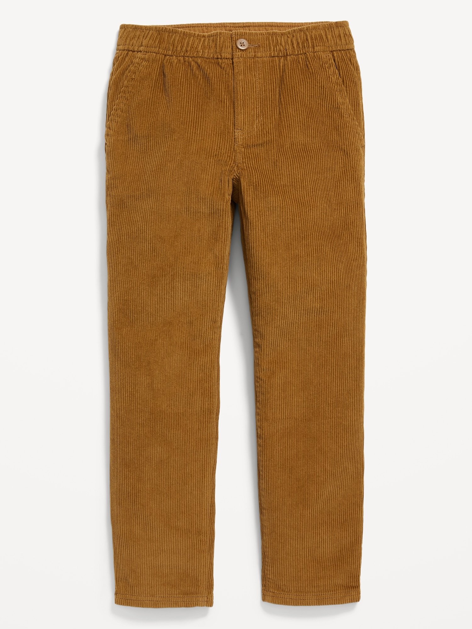 Boys' mocha corduroy SLIM trousers