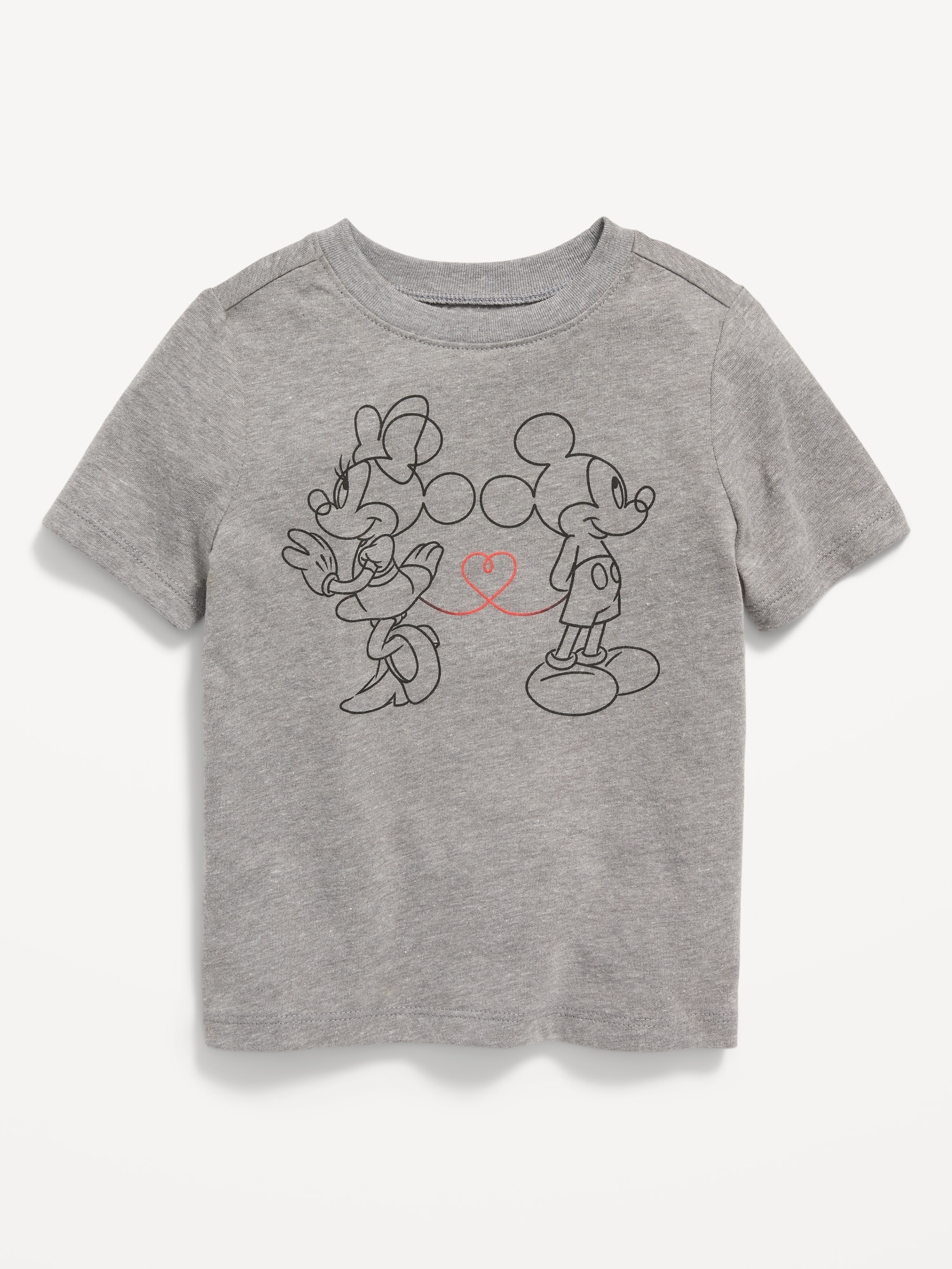 Mickey & Minnie Mouse T-Shirt Gray Back To Back Women's Plus Size Disn –  Open and Clothing