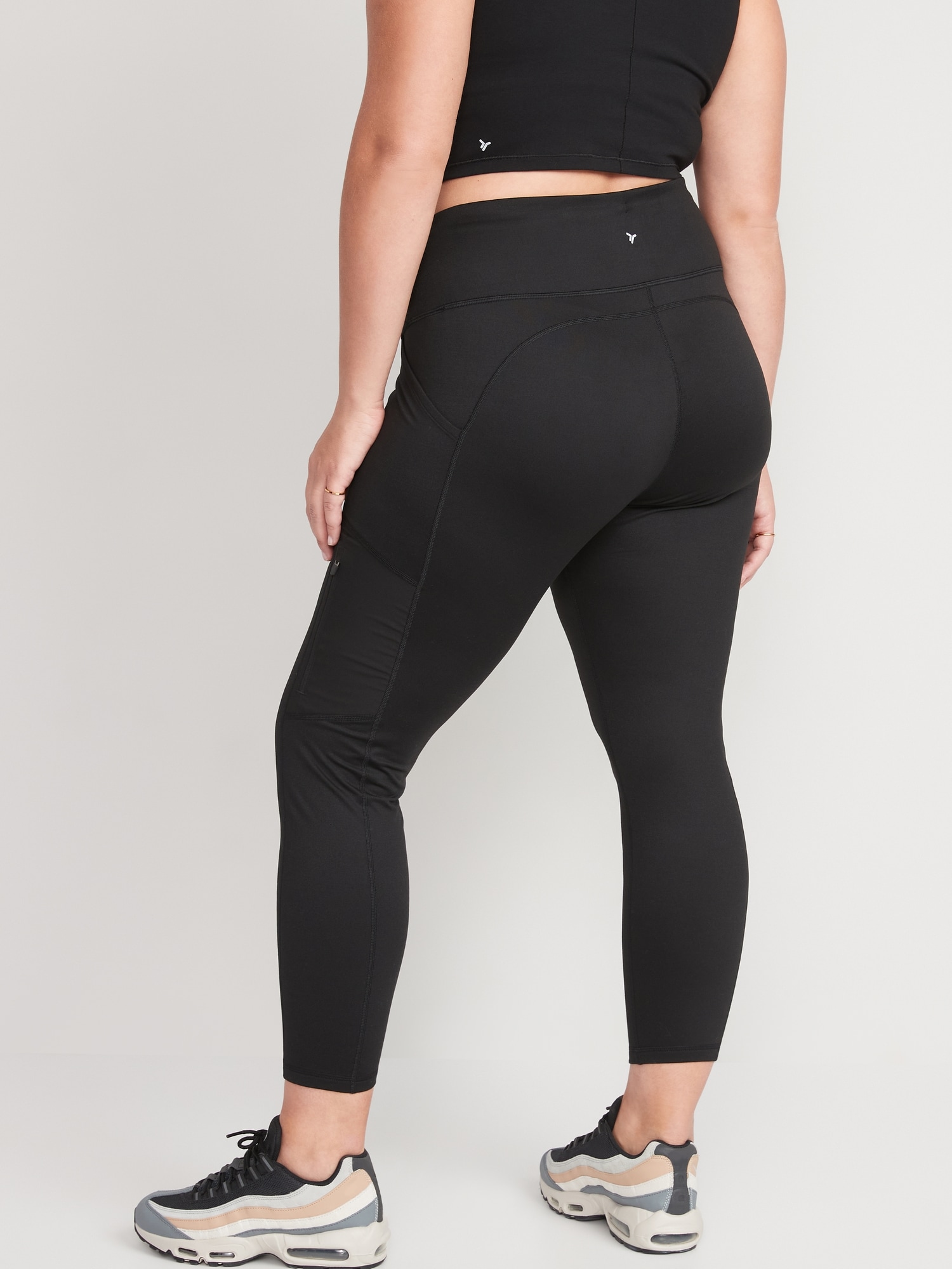 Old Navy High-Waisted CozeCore Herringbone Leggings, As a Fitness Editor,  I'm Thoroughly Impressed By Old Navy's Activewear Selection