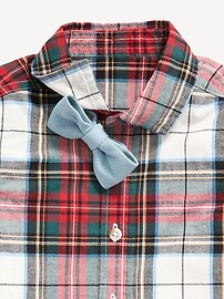 View large product image 3 of 3. Plaid Shirt and Bow-Tie Set for Toddler Boys