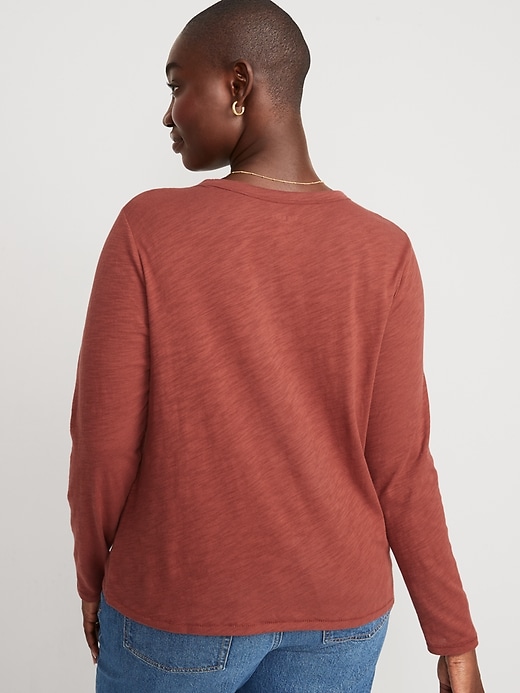 Image number 2 showing, EveryWear Long-Sleeve Slub-Knit T-Shirt 2-Pack