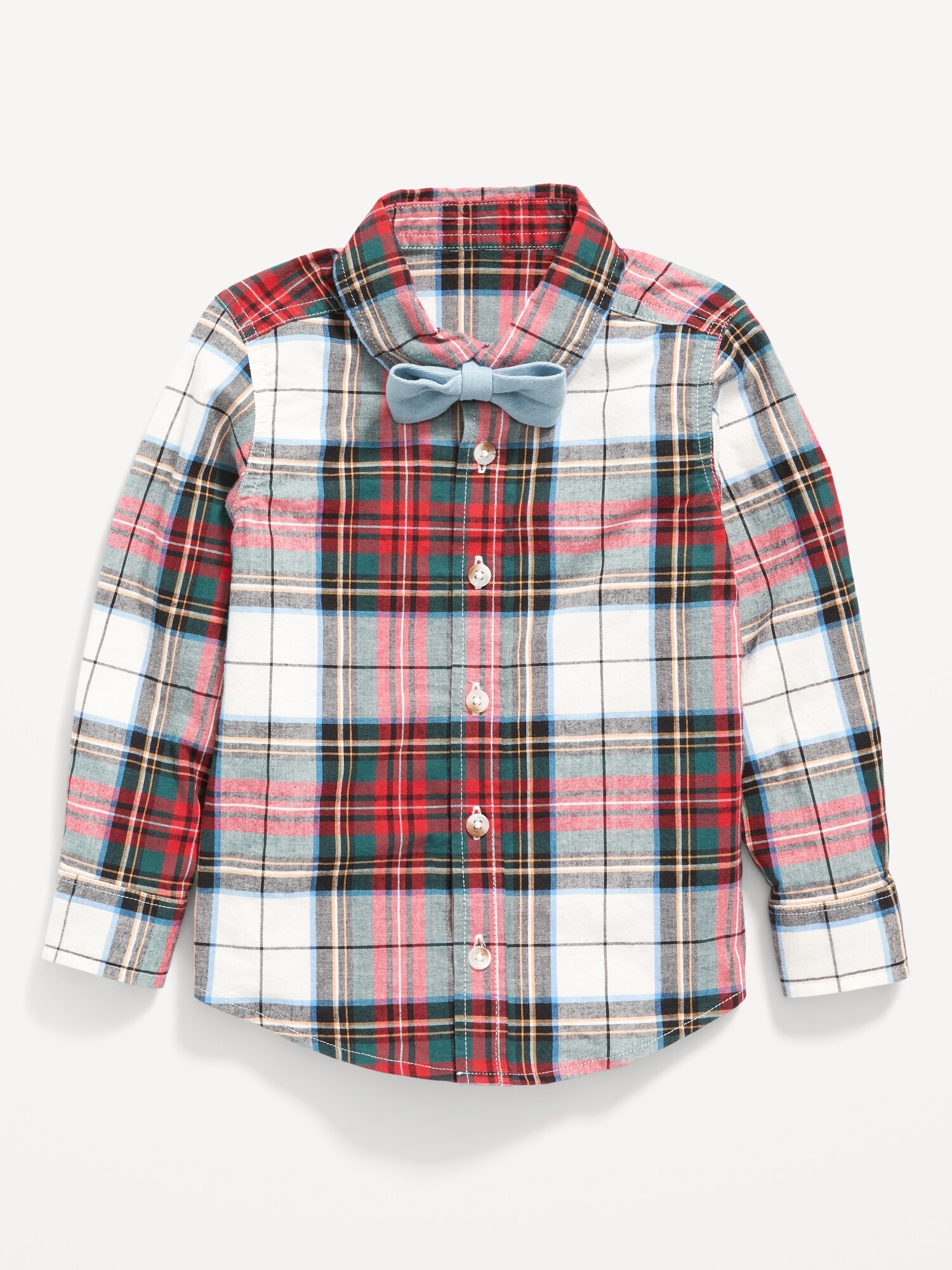 Plaid Shirt And Bow Tie Set For Toddler Boys Old Navy