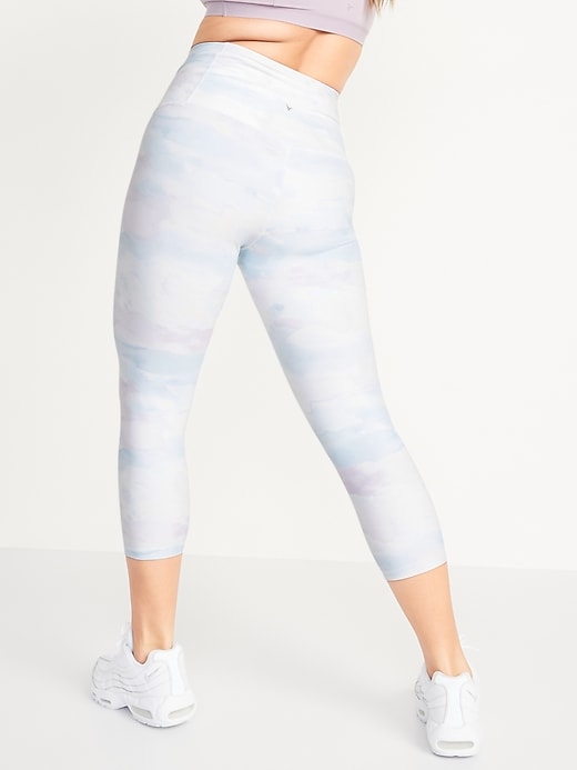 Image number 6 showing, Extra High-Waisted PowerSoft Crop Leggings
