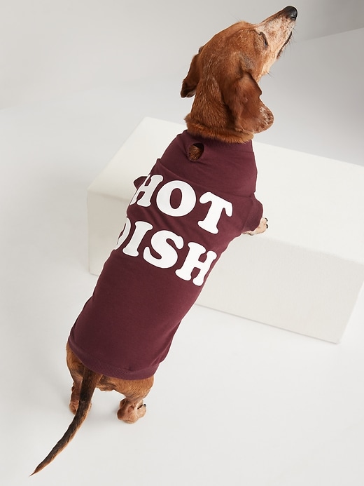 View large product image 1 of 2. Holiday Printed Jersey-Knit T-Shirt for Pets