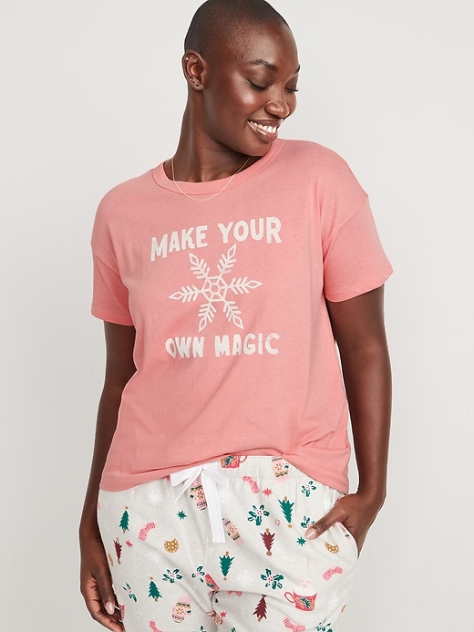 Image number 5 showing, Matching Holiday Graphic Easy T-Shirt