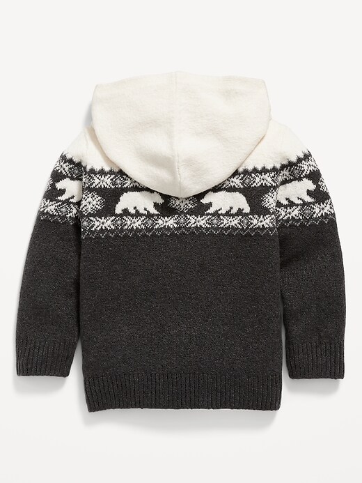 Unisex Fair Isle SweaterKnit Hoodie for Toddler Old Navy