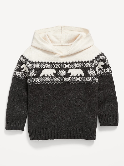 Unisex Fair Isle SweaterKnit Hoodie for Toddler Old Navy