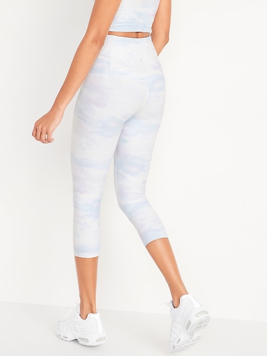 Image number 2 showing, Extra High-Waisted PowerSoft Crop Leggings