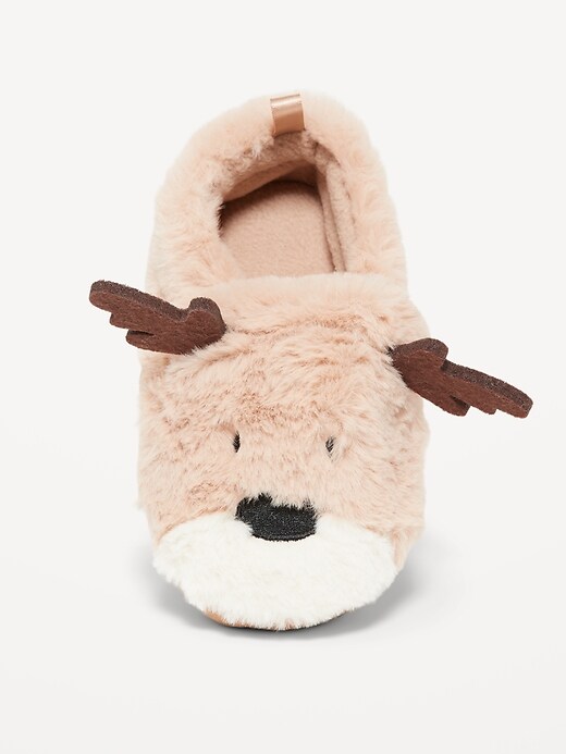 View large product image 2 of 3. Unisex Critter Slippers for Baby