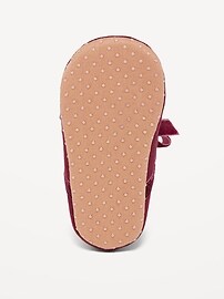 View large product image 4 of 4. Faux-Suede Bow-Tie Ballet Flats for Baby